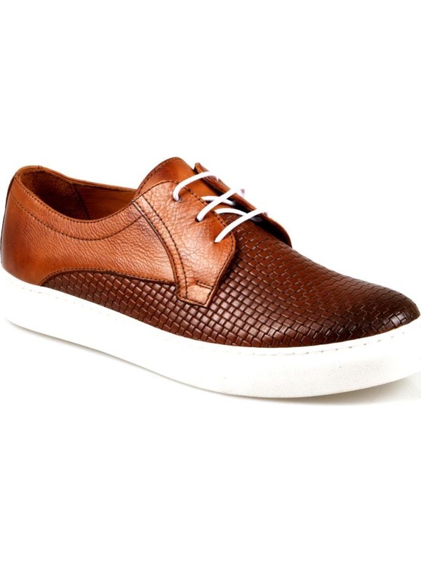 Sail Lakers Gri Deri Cirtli Erkek Gunluk Ayakkabi 101 3613 18866 R9