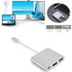 Blueway Type-C To HDMI USB 3.0 Çevirici 3'in 1 Dönüştürücü Adaptör