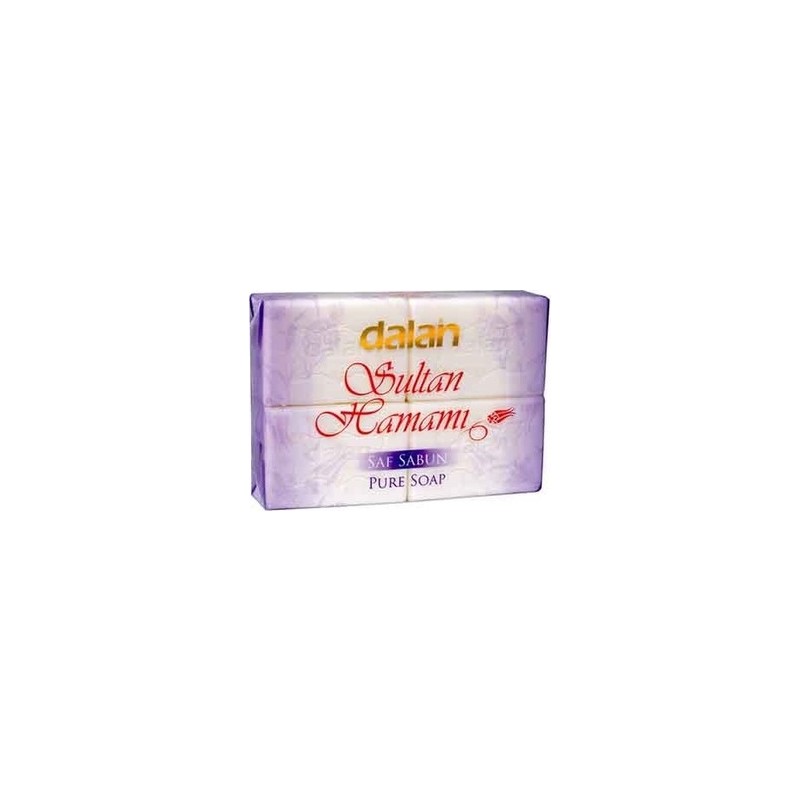 Dalan Sultan Hamamı Banyo Sabunu 4 x 125 gr Doğal İçeriklerle Zenginleştirilmiş Saf Sabun