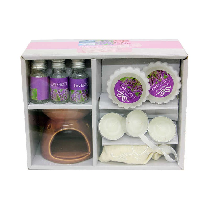 İpek Naturel Lavanta Kokulu Buhurdanlık Set Ve Esterya Plus Lavanta Sabunu