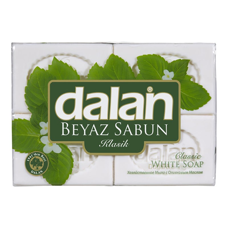 Dalan 150gr x 4 Klasik Banyo Sabunu 600 gr Beyaz Sabun ile Mükemmel Cilt Temizliği
