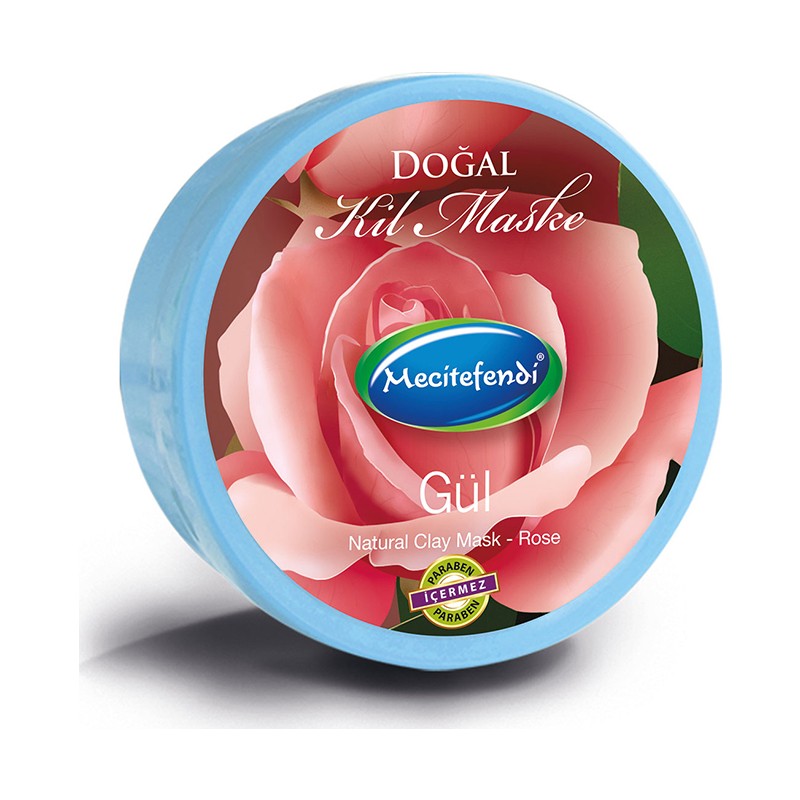 Mecitefendi Doğal Kil Maske Gül 200 ml