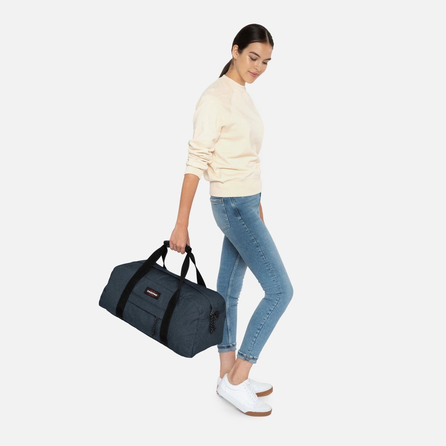 Eastpak Stand + Triple Denim Lacivert Spor Çantası EK78D26W görsel 3