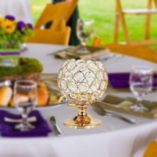 Acelit Nordic Kristal Mumluk Şamdan 10 x 10 x 13 cm (Yurt Dışından)