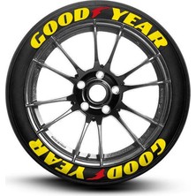 Kom Good Year Sarı Kalıcı Lastik Yazısı Good Year Sticker 4 Kit