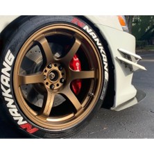Kom Nankang Beyaz Kalıcı Lastik Yazısı Nankang Sticker 8 Kit Büyük Boy