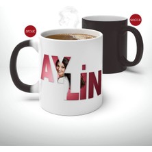 BK Kişiye Özel Isimli Fotoğraflı Sihirli Kupa Bardak-2