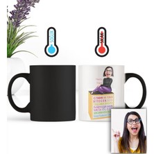 BK Kişiye Özel Anneler Günü Temalı Karikatürlü Sihirli Kupa Sih5