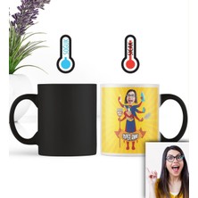 BK Kişiye Özel Anneler Günü Temalı Karikatürlü Sihirli Kupa Sih2