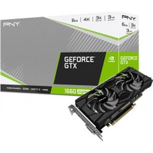Pny Geforce Gtx 1660 Super Dual Fan 6gb Gddr6 192 Bit Ekran Kartı