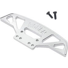 Shekel Metal Ön Tampon Plaka Için Wltoys RC01 1:28 Rc Ralli Araba Aksesuar Gümüş (Yurt Dışından)