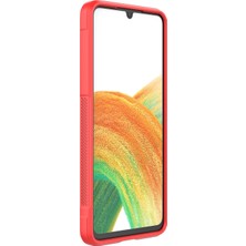 Zhkj Shop Galaxy A33 5G İçin Tpu + Flanel Telefon Kılıfı - Yeşil (Yurt Dışından)