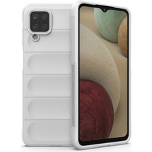 Zhkj Shop Galaxy A12 4G / A12 5G İçin Tpu + Flanel Telefon Kılıfı - Siyah (Yurt Dışından)