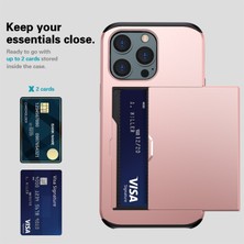 ZHKJ Shop iPhone 14 Pro Koyu Yeşil İçin Kart Yuvası Kılıfı (Yurt Dışından)