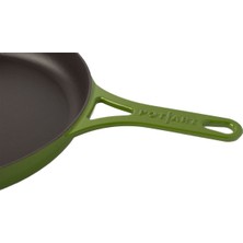 POT ART Yeşil Düz Döküm Tava 28 cm