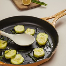 POT ART Sarı Düz Döküm Tava 28 cm