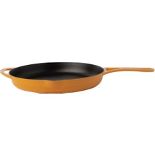 POT ART Sarı Düz Döküm Tava 28 cm