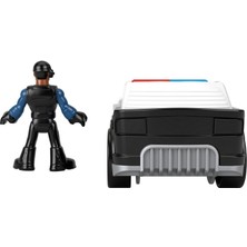 Imaginext Sür-Bırak Polis Arabası ve Figürü Imaginext Araba ve Figür Seti