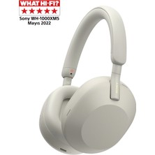 Sony WH-1000XM5 Tamamen Kablosuz Gürültü Engelleme Özellikli Kulaklık-Gümüş