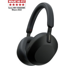 Sony WH-1000XM5 Tamamen Kablosuz Gürültü Engelleme Özellikli Kulaklık-Siyah