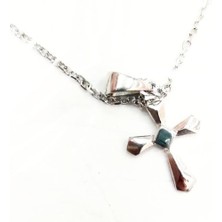 Oriental Taşsız Küçük Boy Gümüş Kolye