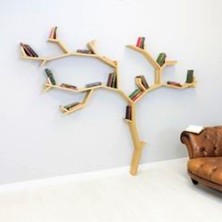 Hikioe Ert Model Nar Ağacı Kitaplık