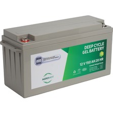 Agromot 12V 150 Ah Jel Akü Deep Cycle Nano Carbon Agm Battery