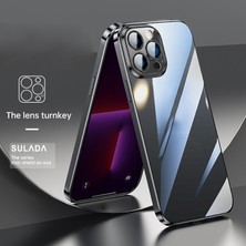 Sulada iPhone 13 Pro Için Lens Koruyucu Kaplama Şeffaf Kılıf - Siyah (Yurt Dışından)