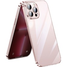 Sulada iPhone 13 Pro Için Lens Koruyucu Kaplama Şeffaf Kılıf - Pembe (Yurt Dışından)