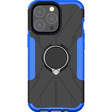 Zshskj iPhone 13 Için Darbeye Dayanıklı Pc + Tpu Koruyucu Kılıf - Mavi (Yurt Dışından)