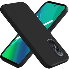 Microcase Samsung Galaxy A23 Matte Serisi Kamera Korumalı Silikon Tpu Kılıf - Siyah