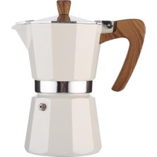 Maelove Soba Top Coffee Espresso Maker Brewer Küba Moka Kahve Pot Beyaz 300ML (Yurt Dışından)