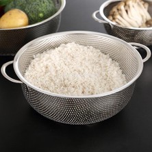 Maelove Yavalta Süzgeci Mutfak Elek Paslanmaz Çelik Makarna Gıda Örgü 31.5 cm F 31.5 cm (Yurt Dışından)