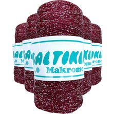 Saltıklar 5 Adet Polyester Simli Makrome Ipi SG-1560