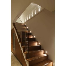 Full Reyon Antrasit Kasa Sensörsüz Gün Işığı Merdiven ve Basamak Armatürü