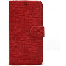 Case Street Casestreet General Mobile Gm 10 Kılıf Kartvizitli Exclusive Spor Cüzdan Kırmızı