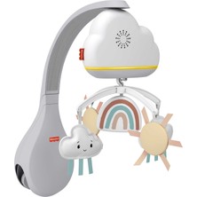 Fisher-Price Mutlu Gökyüzü Dönence, masa üzerinde kullanıma uygun uyku yardımcısı ve bebek odası ses makinesi HBP40