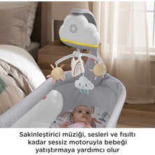 Fisher-Price Mutlu Gökyüzü Dönence, Masa Üzerinde Kullanıma Uygun Uyku Yardımcısı Ve Bebek Odası Ses Makinesi, Yenidoğanlar, Bebekler Ve Yürüme Çağındaki Çocuklar Hbp40