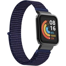 Case 4U Xiaomi Redmi Watch / Mi Watch Lite Hasır Kordon Kayış KRD-61 NO12 İndigo