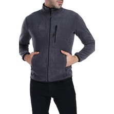 Ghassy Co. Ghassyco. Erkek Tam Fermuarlı Polar Ceket