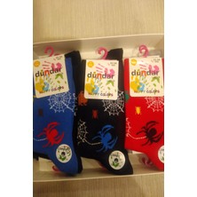 Dündar Erkek Çocuk Pamuk Desenli Çorap - 6 Adet