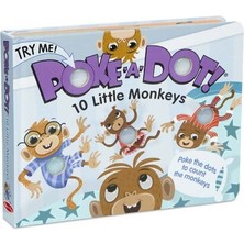 Poke-A-Dot Interaktif Kitap - 10 Little Monkeys