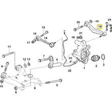 Heropar Bmw Uyumlu E60 Frow Arka Sol Rotilli Kol Oem No 33326777425