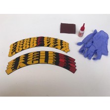 Kom Good Year Eagle F1 Sarı Kalıcı Lastik Yazısı Good Year Eagle F1 Sticker 8 Kit Büyük Boy
