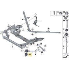 Heropar Bmw Uyumlu 1 - 3 -Z4 ve X1 Seri Lemförder Ön Salıncak Burcu 31120393540