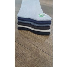 Erceys Erkek 6 Çift Yazlık Dikişsiz Bambu Klasik Çorap