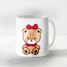 Vadi Burada Sevgiliye Özel Sevimli Ayıcıklar Harika Kupa Tasarımı