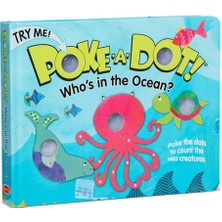 Melissa & Doug Melissa And Doug Poke-a-dot - Who's In The Ocean, Okul Öncesi Aktivite Eğitici Pop It Kitap 3 Yaş MP37436