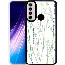 Kzy Xiaomi Redmi Note 8 Kapak Kamera Korumalı Çiçek Desenli Ultra Ince Silikon Kılıf