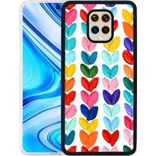 Kzy Xiaomi Redmi Note 9s Kapak Kamera Korumalı Kalp Desenli Ultra Ince Silikon Kılıf